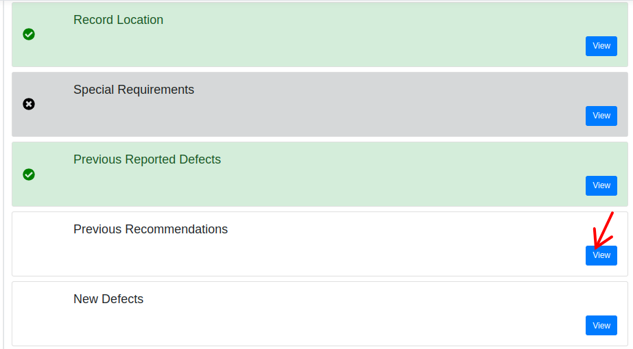 Previous Recommendations