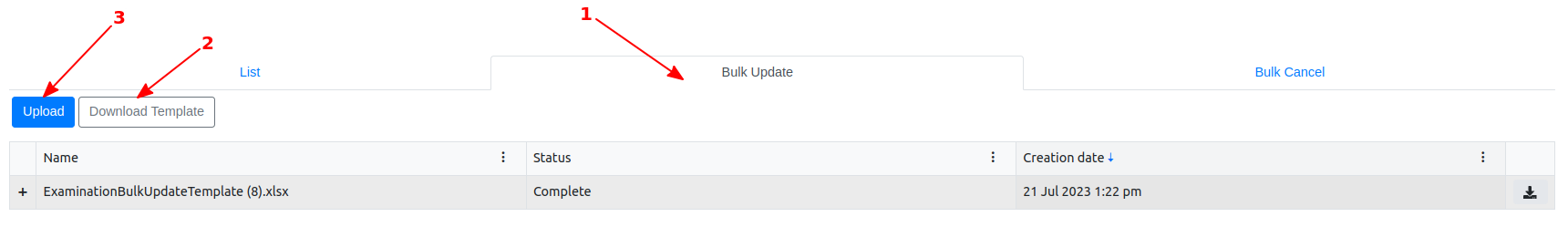 Bulk Update - Set Examiner
