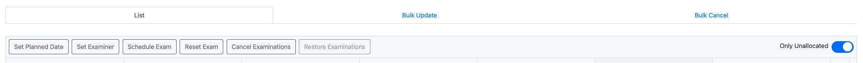 Only Unallocated